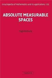 Absolute Measurable Spaces