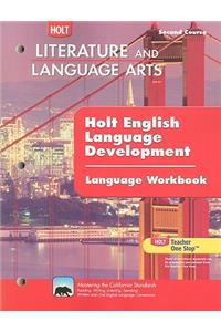 Holt Literature and Language Arts: English Langauge Development Workbook Grade 8