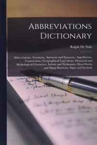 Abbreviations Dictionary