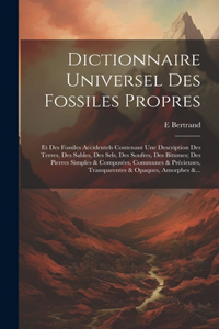 Dictionnaire Universel Des Fossiles Propres