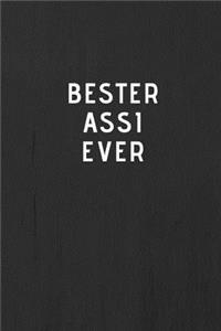BESTER ASSI EVER - Journal - Tagebuch - Notizbuch - Notebook