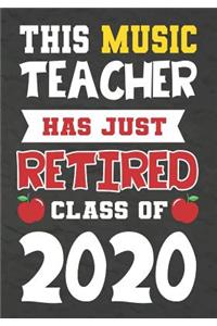 This Music Teacher Has Just Retired Class Of 2020