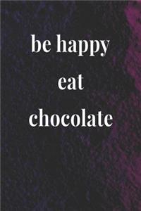 Be Happy Eat Chocolate
