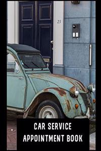 Car Service Appointment Book