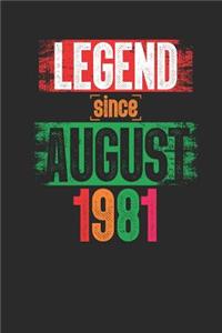 Legend Since August 1981