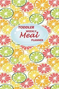 Toddler Weekly Meal Planner