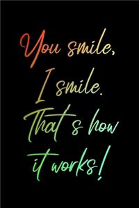 You smile, I smile. That's how it works