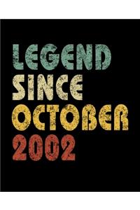 Legend Since October 2002