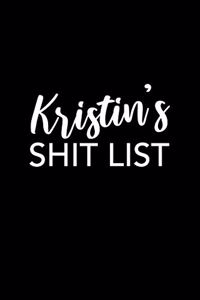 Kristin's Shit List