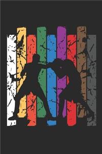 Retro Boxing Silhouettes