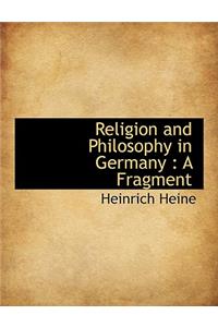 Religion and Philosophy in Germany