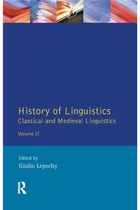 History of Linguistics Volume II