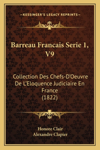 Barreau Francais Serie 1, V9