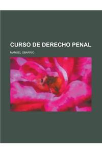 Curso de Derecho Penal