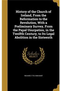 History of the Church of Ireland, From the Reformation to the Revolution, With a Preliminary Survey, From the Papal Usurpation, in the Twelfth Century, to Its Legal Abolition in the Sixteenth
