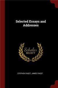 Selected Essays and Addresses