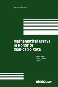 Mathematical Essays in Honor of Gian-Carlo Rota