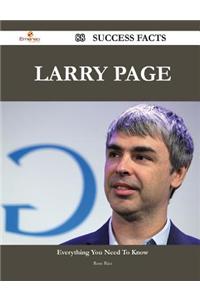 Larry Page 88 Success Facts - Everything You Need to Know about Larry Page