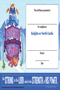 Vacation Bible School (Vbs) 2020 Knights of North Castle Student Certificates (Pkg of 48)