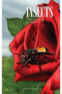 Insects Pocket Monthly Planner 2017