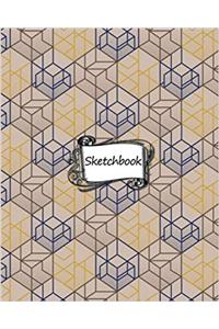 Sketchbook Abstract Linear Deco Pattern