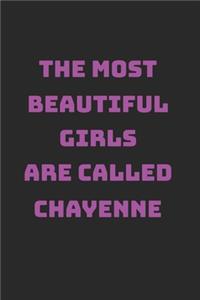 Chayenne Girl Woman Notebook