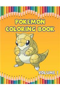 Pokemon Coloring Book Volume 1