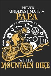 Never underestimate a papa with a mountain bike