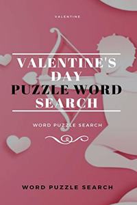 Valentine Valentine's Day puzzle Word Search Word puzzle Search