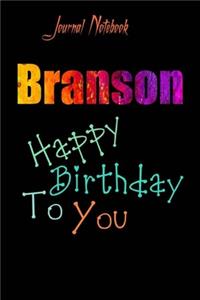 Branson: Happy Birthday To you Sheet 9x6 Inches 120 Pages with bleed - A Great Happybirthday Gift