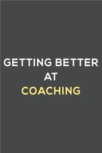 getting better at coaching