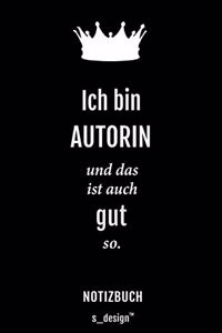 Notizbuch für Autoren / Autor / Autorin