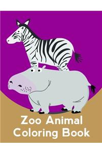 Zoo Animal Coloring Book