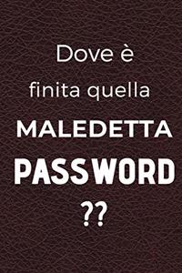 Dove è finita questa maledetta password