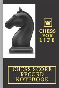 Chess Score Record Notebook -Track Your Moves & AnalyseYour Strategies