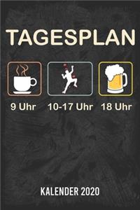 Tagesplan Klettern Kalender 2020