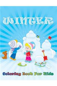 Winter Coloring Book For Kids