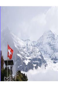 Jungfrau Hiking Switzerland Flag Journal