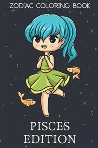 Zodiac Coloring Book Pisces Edition