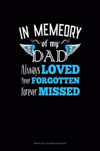 In Memory Of My Dad Always Loved Never Forgotten Forever Missed