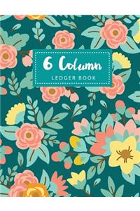 6 Column Ledger Book