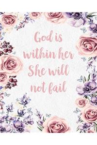 God Is Within Her She Will Not Fail