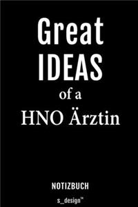 Notizbuch für HNO Ärzte / HNO Arzt / HNO Ärztin