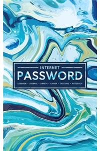 Internet Password Logbook - Journal - Libreta - Cahier - Taccuino - Notizbuch