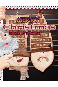 Merry Christmas Color By Numbers