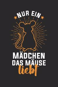 Nur ein Mädchen das Mäuse liebt