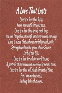 A Love That Lasts