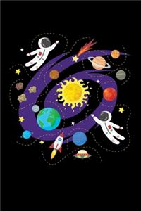 Astronaut Space Solar System Planets Journal