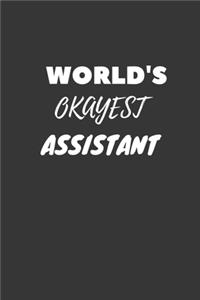 World's Okayest Assistant Notebook