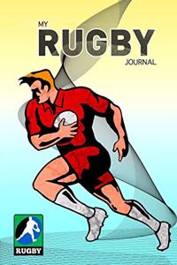 My Rugby Journal Dot Grid Style Notebook
